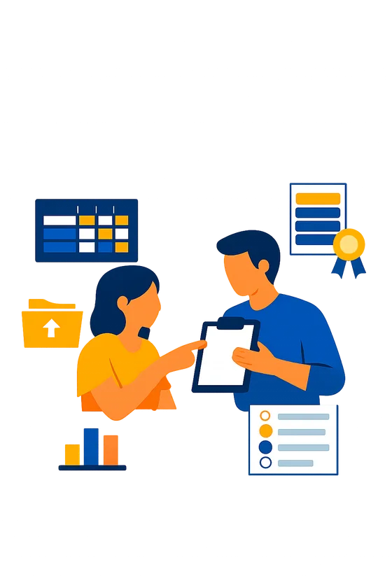 Assessment platform question builder with 38+ formats