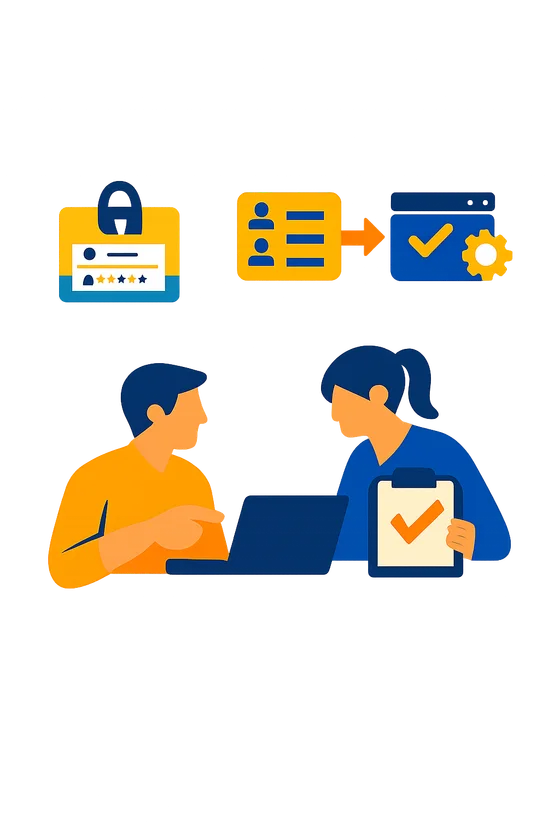 Verified access: require login for assessment integrity