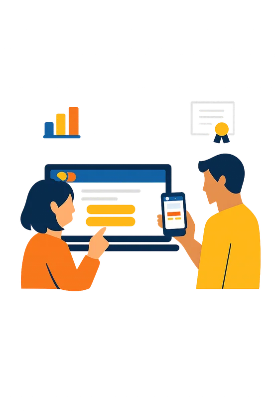 White-label quiz embedded on a branded website with custom theme