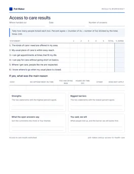 First page of the results tally sheet PDF