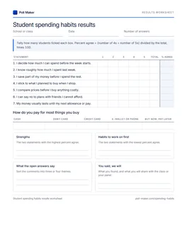 First page of the tally and scoring sheet PDF