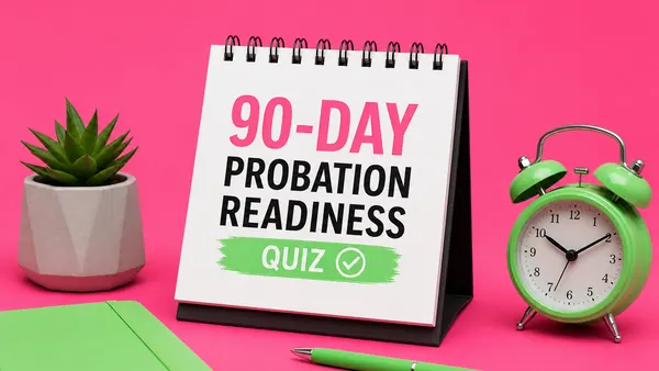 90-Day Probation Readiness Quiz quiz cover