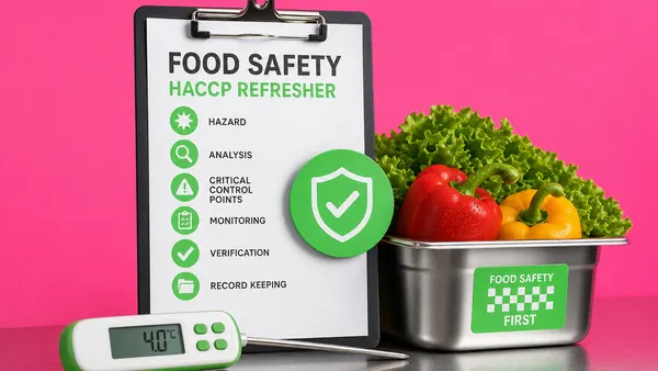 Food Safety and HACCP Refresher quiz cover