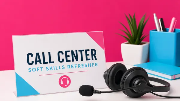 Call Center Soft Skills Refresher quiz cover