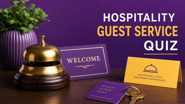 Hospitality Guest Service Quiz quiz cover