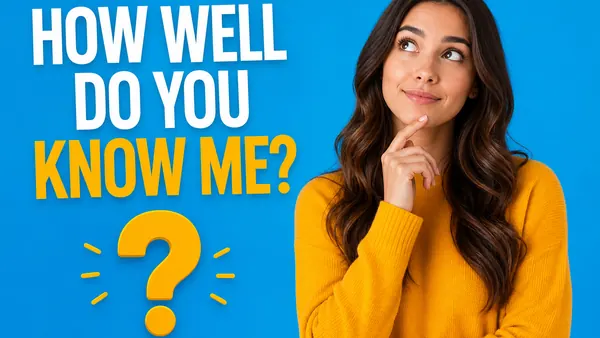How Well Do You Know Me? quiz cover