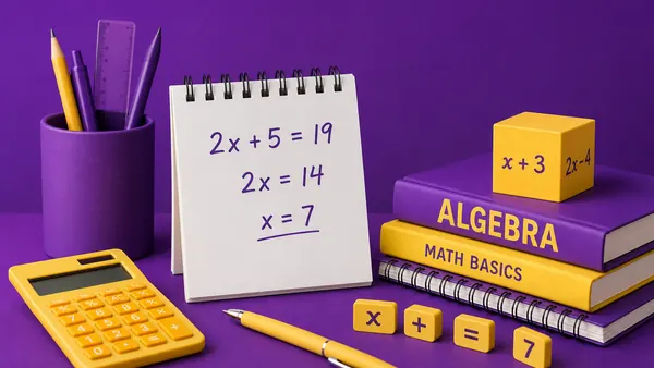Algebra Basics Quiz cover