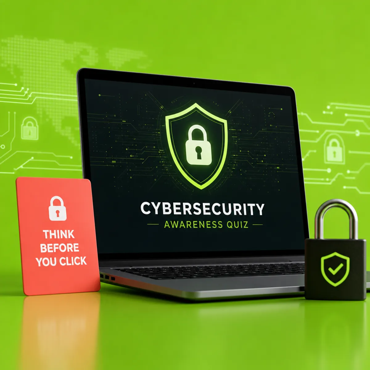 Cybersecurity Awareness Quiz training example cover