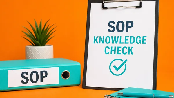 SOP Knowledge Check cover