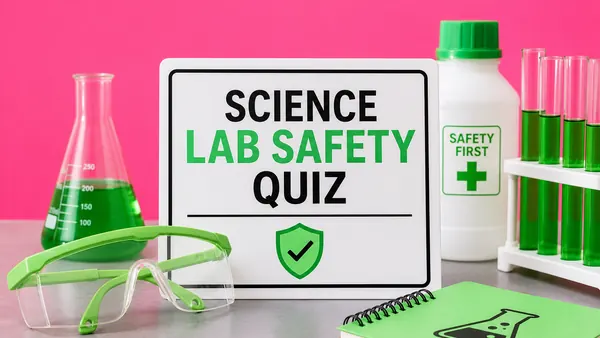 Science Lab Safety Quiz cover