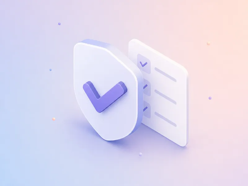 Security Checklist Form