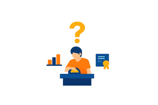 Flat illustration of a trivia quiz with buzzer